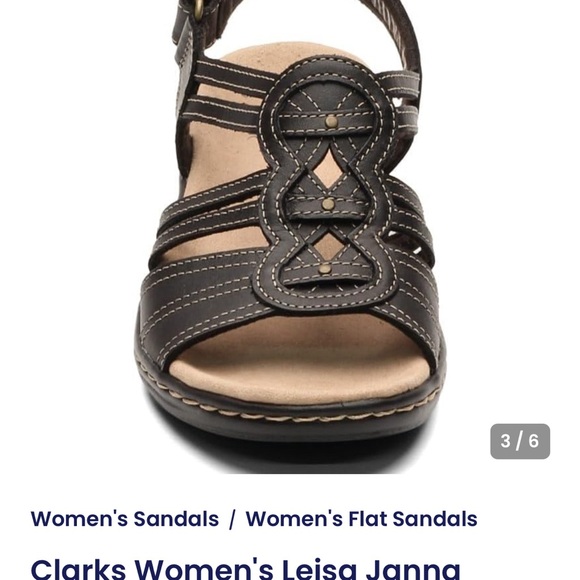Clarks Women's Leisa Janna Sandals NWOT Size 5 - Picture 2 of 13
